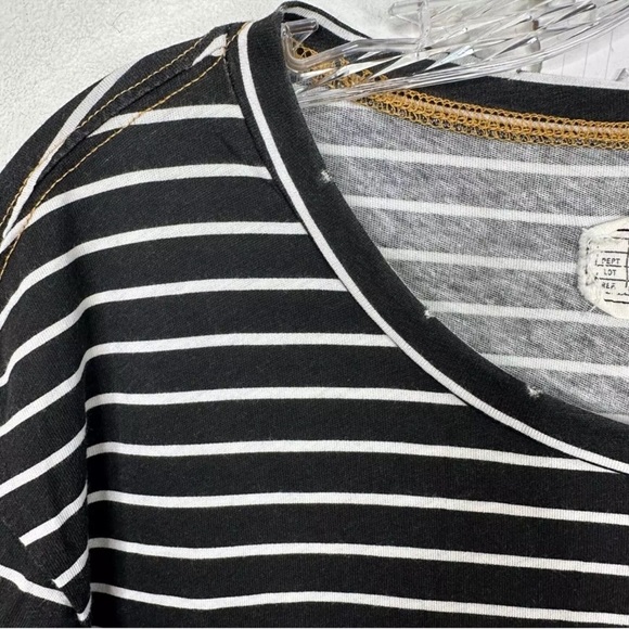 CURRENT ELLIOTT The Knit Tee Dress in Reverse Oakland Stripe Sz. 3 or a Large - Picture 5 of 8